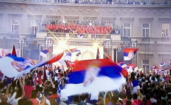 Belgrad jalkapallojuhlaa 22062015